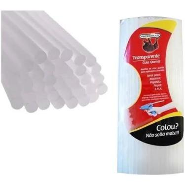 Imagem de Bastão de cola quente fina 7mm Rendicolla cristal 1kg