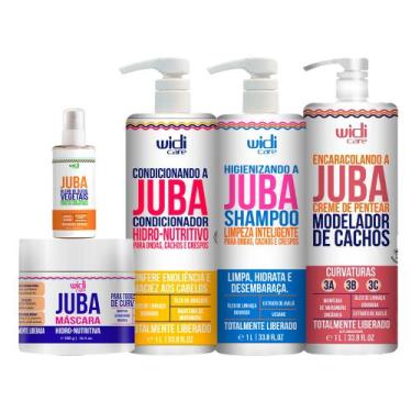 Imagem de Kit Widi Care Juba Encaracolando, Shampoo, Condicionador, Máscara e Bl