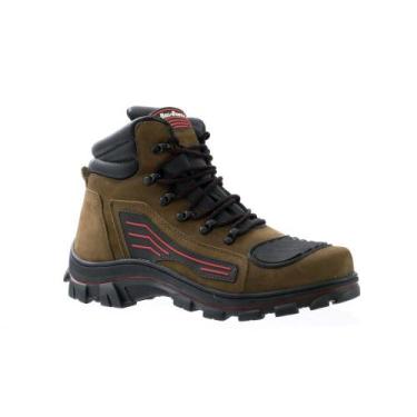 Imagem de Bota Coturno Motociclista Couro Masculino Conforto Dia 2050 - BELL-BOO