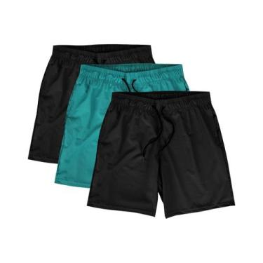 Imagem de Kit Bermuda Academia Elastano Premium Masculina WSS Classic PPV - Web 
