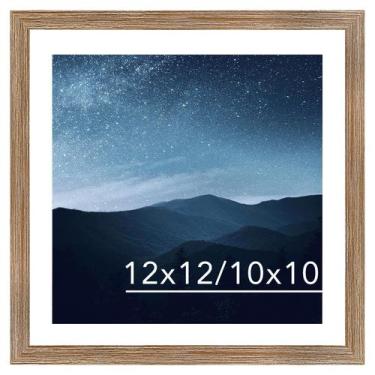 Imagem de Porta-retratos JCJMY Rustic Brown 30x30cm com acrílico