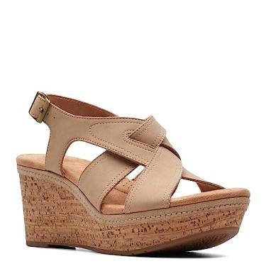 Imagem de Clarks Elleri Rae feminina, Nobuck Nougat, 38
