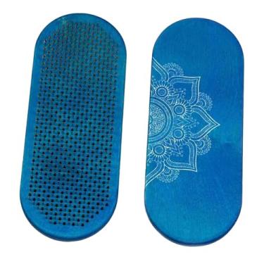 Imagem de simhoa Prancha para Acupressão para Iniciantes Prancha de de Madeira com Pregos Ferramenta de para Meditação Tecido Profundo Fácil de