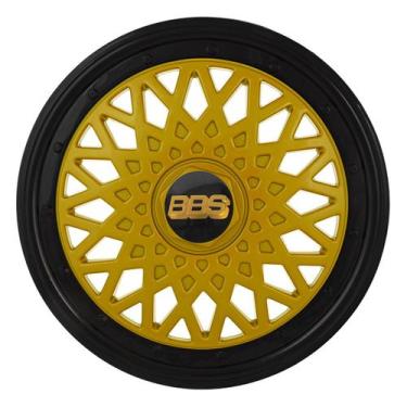 Imagem de Calota Bbs Aro 15 602AR-DPB + Emblema Bbs Preto - Garagem Online Grid
