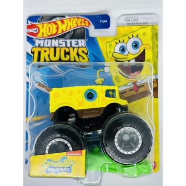 Imagem de Brinquedo Hot Wheels Monster Trucks Spongebob Squarepants 2023
