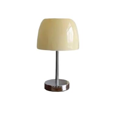 Imagem de Abajur de cabeceira Abajur de mesa cabeceira para sala estar, estudo, quarto, luz noturna(Beige)