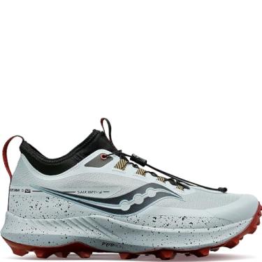 Imagem de Saucony Tênis de corrida feminino Peregrine 13 Trail Running, Vapor/Preto, 41