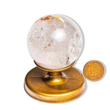 Imagem de Esfera Cristal Pedra Natural 45 a 50mm 130 a 170g Tipo C - CristaisdeC