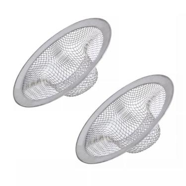 Imagem de Kit 2 Ralinho Para Pia Cozinha Tanque Inox Top 1/2 52Mm