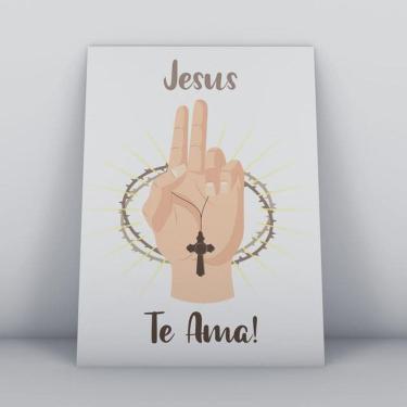 Imagem de Quadro Religião Cristã 010 - 20x30 cm - Quadros TAC
