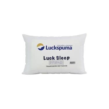 Imagem de Travesseiro Hipoalergênico Luck Sleep de Flocos  Luckspuma