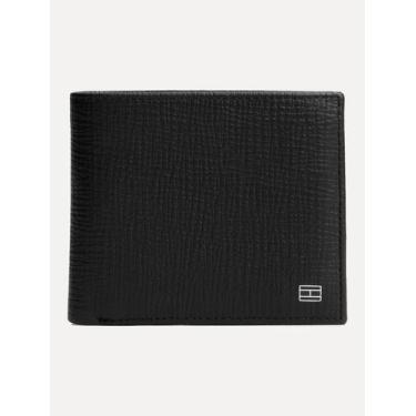 Imagem de Carteira Tommy Hilfiger Masculina The Translucent Flag Mini CC Preto, 