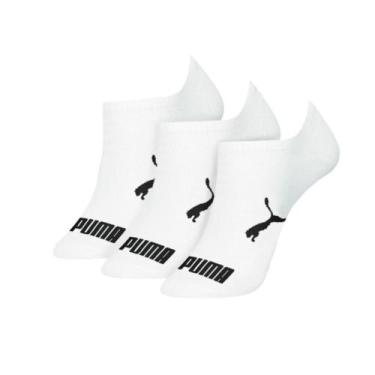 Imagem de Kit Meia Sapatilha Puma Infantil, Branco, 29-34