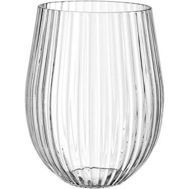 Imagem de JOGO 6 COPOS HOME&CO VIDRO CANELADO 500ml 12x7x7cm TRANSPARENTE