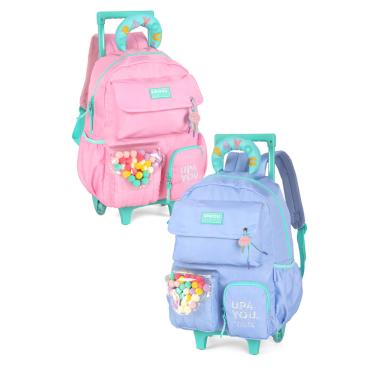 Imagem de Mochila Rodas Escolar Infantil Up4You Luxcel IC41726UP