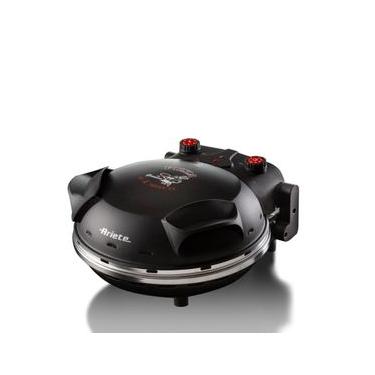Imagem de Forno De Pizza Elétrico Ariete 917 C/ Pedra Refratária 1200W 400ºC Preto 110