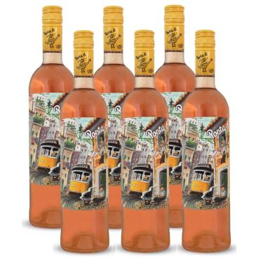 Imagem de Kit 06 Unidades Vinho Porta 6 Rosé 750ml