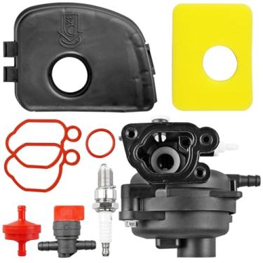 Imagem de Kit de carburador adequado para Briggs Stratton 500E 125cc 140cc alguns modelos, conjunto de interruptor de válvula de desligamento de filtro de combustível substitui 84002084