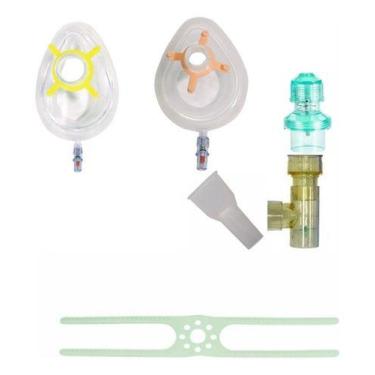 Imagem de Kit Epap/Cpap Infantil Com 2 Máscaras nº1 e 2 - Medical