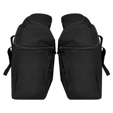 Imagem de HDBUBALUS Forro de alforje Travel-Pak rígido para alforjes para Harley Touring Road King Electra Street Glide Standard Ultra 1993-2023, Preto, One Size