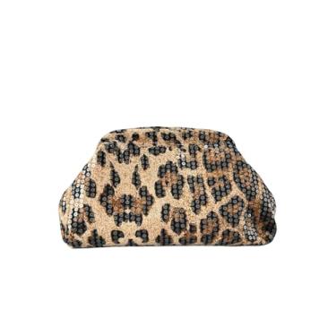 Imagem de Verdusa Bolsa feminina vintage de lantejoulas leopardo bolsa clutch Y2K, Multicor, One Size