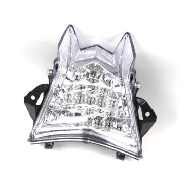 Imagem de Arashi Lanterna traseira de LED transparente E-Mark para BMW S1000RR 2010-2014, S1000R 2014, HP4 2012-2014, luz traseira de freio de seta, acessórios de substituição integrados para motocicleta