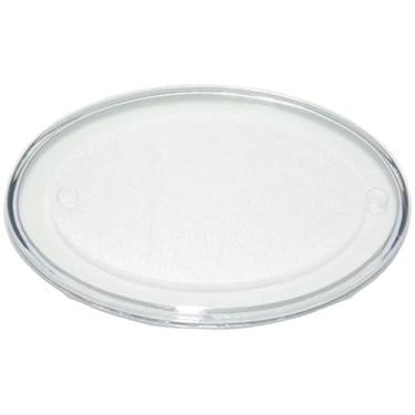 Imagem de Base Acrílica Redonda 12cm Transparente Com Borda Para Artesanato Topo de Bolo em Biscuit (100)