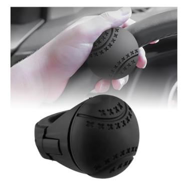 Imagem de MTRPS Botão giratório de volante, esfera auxiliar de silicone macio com rolamentos de metal, rotação de 360° para carro, caminhões, tratores, barcos