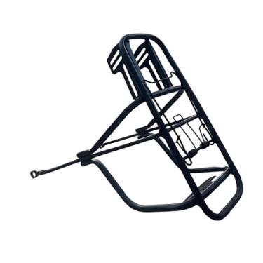 Imagem de oshhni Suporte para bicicleta, suporte para bagagem em aço, traseiro para bicicleta, para transporte de bicicletas de montanha em viagens