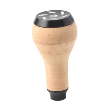 Imagem de IEUDNS Peça de reposição portátil para manopla de carretel de pesca com rolamentos e espaçadores, acessório para carretel de pesca faça você mesmo para praia, Preto