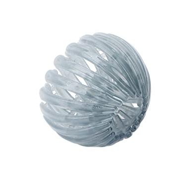 Imagem de Zhjvihx Suporte de Rabo de Cavalo Expansível, Forte, Firme, Resistente, Ninho de Pássaro, Garra de Cabelo, Simples, Elegante, Compacto, Portátil para Reunião para Encontros (gelatina cinza)