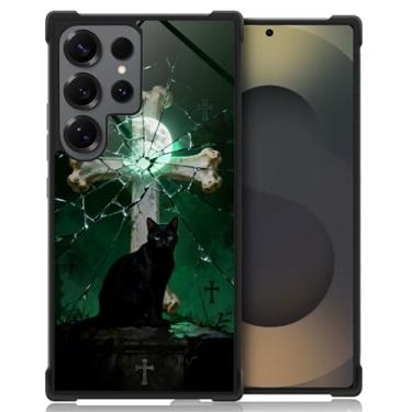 Imagem de ZHEGAILIAN Capa compatível com Samsung Galaxy S24 Ultra, moldura de TPU macia reforçada nos cantos, proteção à prova de choque, compatível com Samsung Galaxy S24 Ultra, capa para homens/mulheres