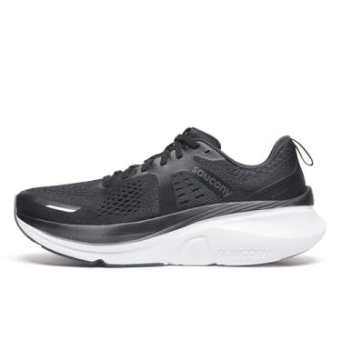 Imagem de Saucony Tênis masculino Guide 18, Preto/branco, 47