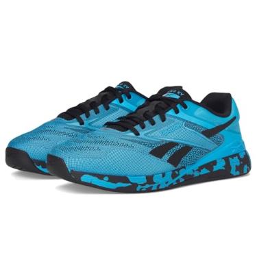 Imagem de Reebok Tênis unissex adulto Nano X5, Calçado branco/preto/ciano futuro, 12.5 Women/11 Men