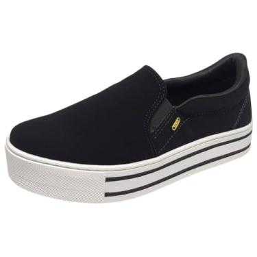 Imagem de Tênis Feminino Slip On Fácil Calce Casual Conforto Via Marte