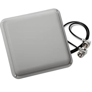 Imagem de Antena de patch direcional AIR-ANT5114P2M-N=, 5-GHz 14-dBi 2 portas projetada para uso externo com pontos de acesso e pontes Cisco Aironet