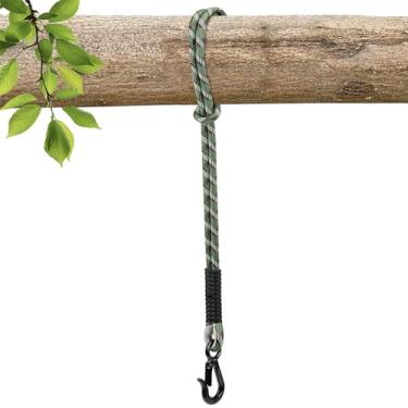 Imagem de Yyiwhmy Corda de balanço de camuflagem: alça resistente com aderência confortável e ganchos de pressão para balanços de árvores ao ar livre, redes e ioga aérea (160 cm-1 pacote)