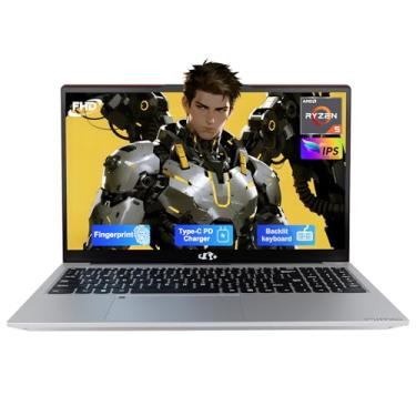 Imagem de NIMO 15.6'' IPS FHD-Laptop, 16GB RAM 1TB SSD Ryzen 5(Beat i5-1135G7, 4 Cores Up to 3.7GHz) Student Computer with 65W Type-C, 2 Years Warranty, Fingerprint, Backlit Keyboard, BT5.2, Numpad