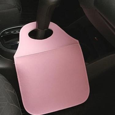 Imagem de Lixeira Para Câmbio Carro Resistente Couro Uber 99 Indrive - NoBrand, 