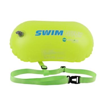 Imagem de menolana Boia de Natação Leve e Inflável com Cinto de Cintura - Ideal para Caiaque, Triatlo, Camping e Praia.