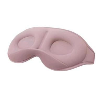 Imagem de MáScara Para Dormir – MáScara Para Os Olhos ConfortáVel Com Design Antirreflexo Na Ponte Do Nariz, Sem PressãO(1UNI,Rosa)