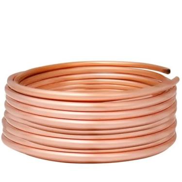 Imagem de Flexible Copper Tubing 1M (2-12mm OD) – High Purity T2 Copper Coil for Air Conditioner, Cooling & DIY Projects(12x10mm)