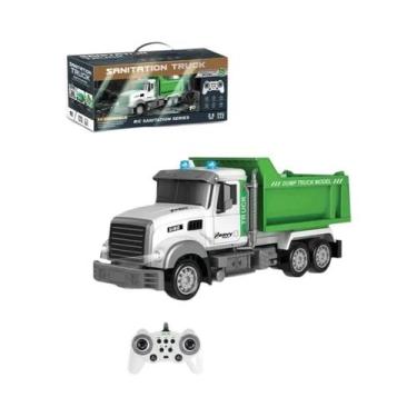 Imagem de Caminhão De Lixo RC Em Escala 1:12, Controle Remoto, Modelo Elétrico D