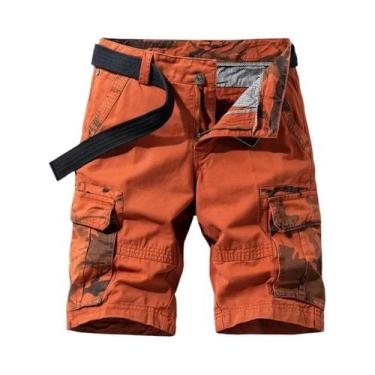 Imagem de Bermudas Casuais Masculinas Para Trabalho De Verão, Estilo Moderno Par