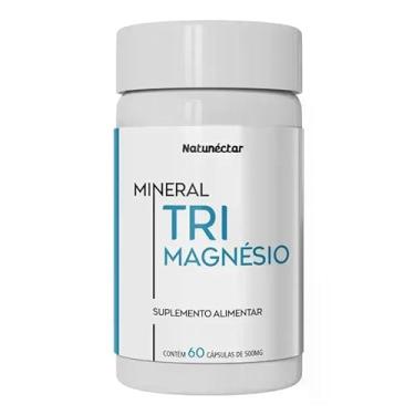 Imagem de Trimagnésio 500mg - Malato de Magnésio,Taurato Magnésio,Bisglicinato Magnésio. 60 Caps - Natunéctar