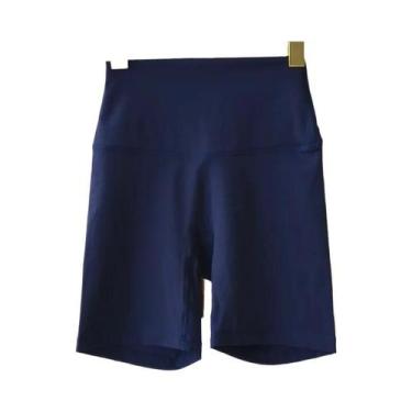 Imagem de Shorts De Yoga Femininos De Cintura Alta, Ajuste Slim, Levanta O Bumbu