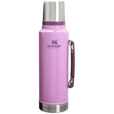 Imagem de Stanley Garrafa a vácuo clássica lendária de 1,5 qt | Boca larga com tampa de copo à prova de vazamento | Mantenha as bebidas quentes ou frias | Embalável para viagens | Térmica de aço inoxidável