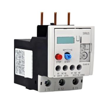 Imagem de EJWFASCV Relé de sobrecarga térmica 3RU5136-4GB1 com suporte relé de sobrecarga térmica para indústria, fábricas, máquinas, etc.