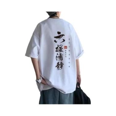 Imagem de Camiseta Casual De Verão Para Jovens Com Estilo Budista, T-Shirt De Ma