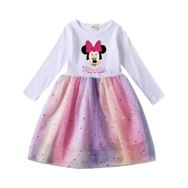 Imagem de Vestido De Princesa Tutu De Manga Longa Para Menina Pequena Com Renda 